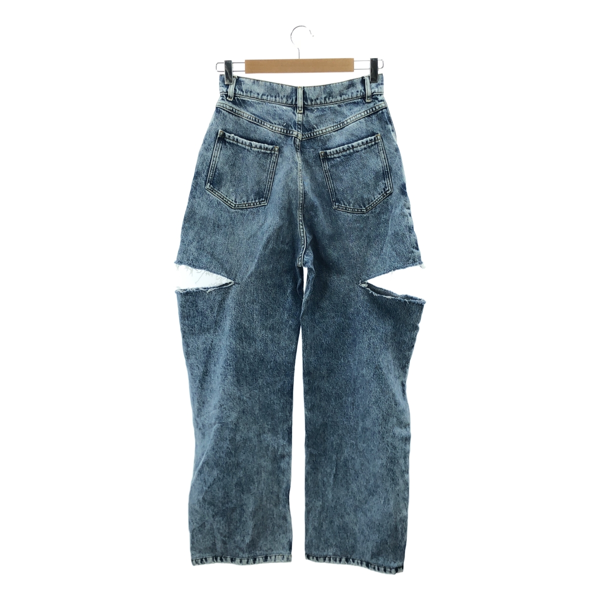 Maison Margiela / メゾンマルジェラ スラッシュディティール カットオフ デニムパンツ