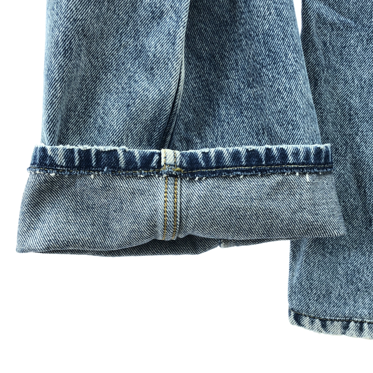 Maison Margiela / メゾンマルジェラ スラッシュディティール カットオフ デニムパンツ