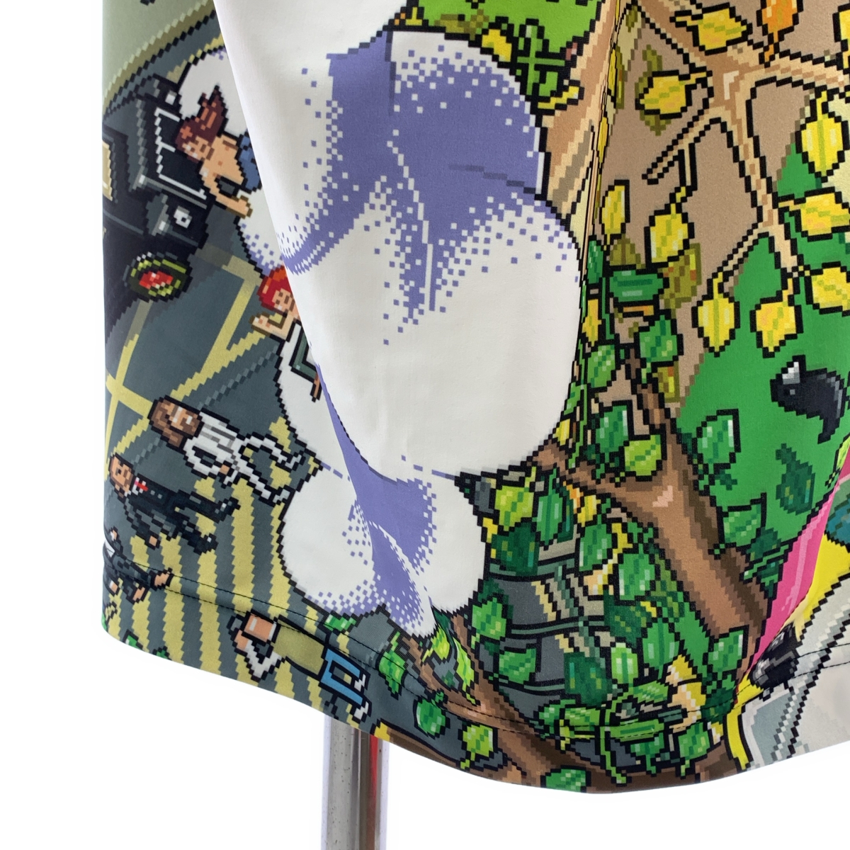 COMME des GARCONS / コムデギャルソン ポリエステル 総柄 プリント カットソー ワンピース