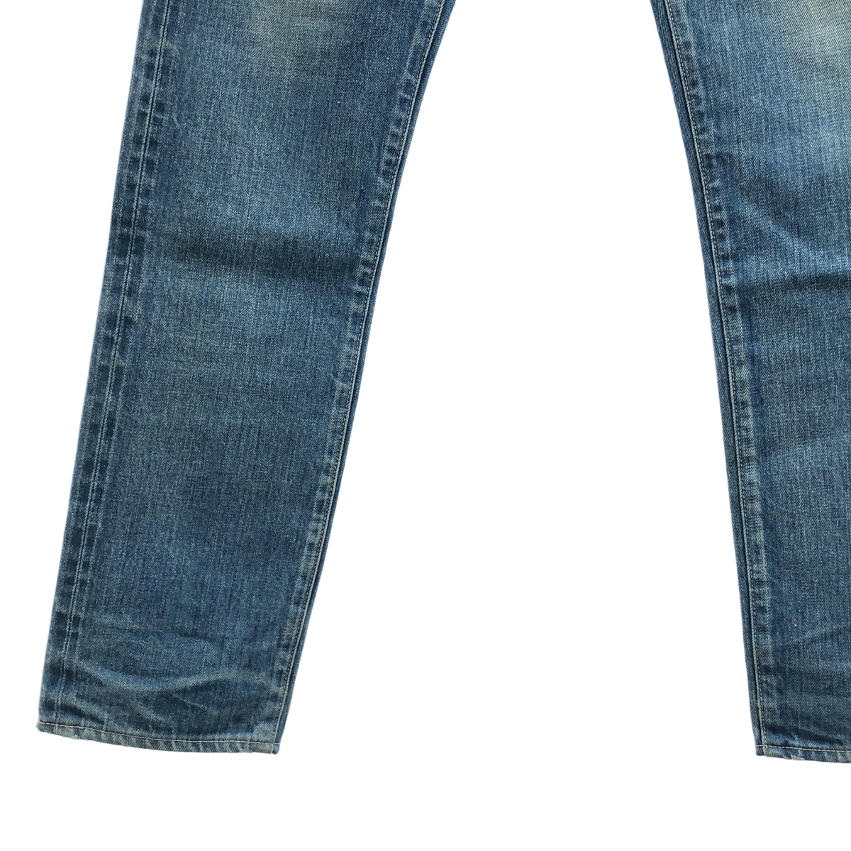 KURO / クロ AULICK / ダメージ加工 セルビッチ デニムパンツ