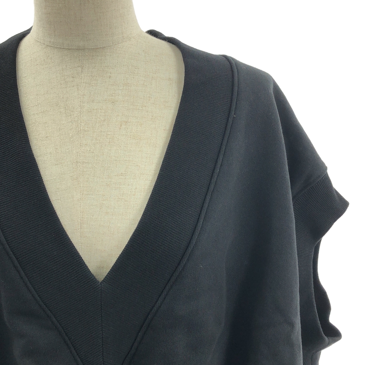 DRIES VAN NOTEN / ドリスヴァンノッテン HANN 1610 W.K.SWEATER Vネック ノースリーブ スウェット カットソー