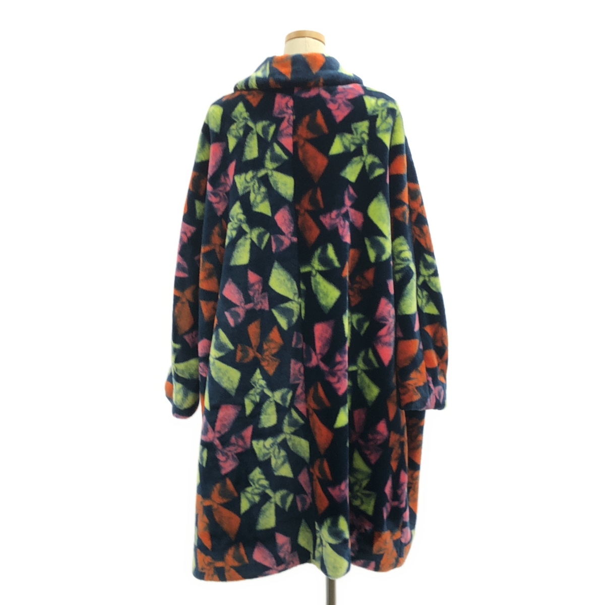 COMME des GARCONS / コムデギャルソン ポリエステル ファー オーバーシルエット コート / 総裏地