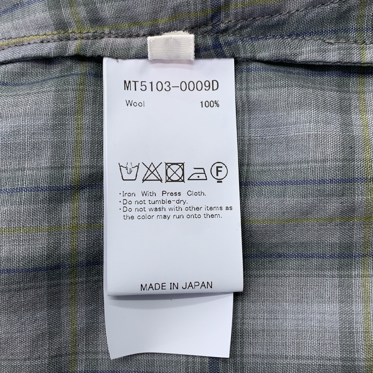 MAATEE&SONS / マーティー&サンズ 折って折って SHIRTS JACKET(H WOOL) チェック ウール シャツジャケット