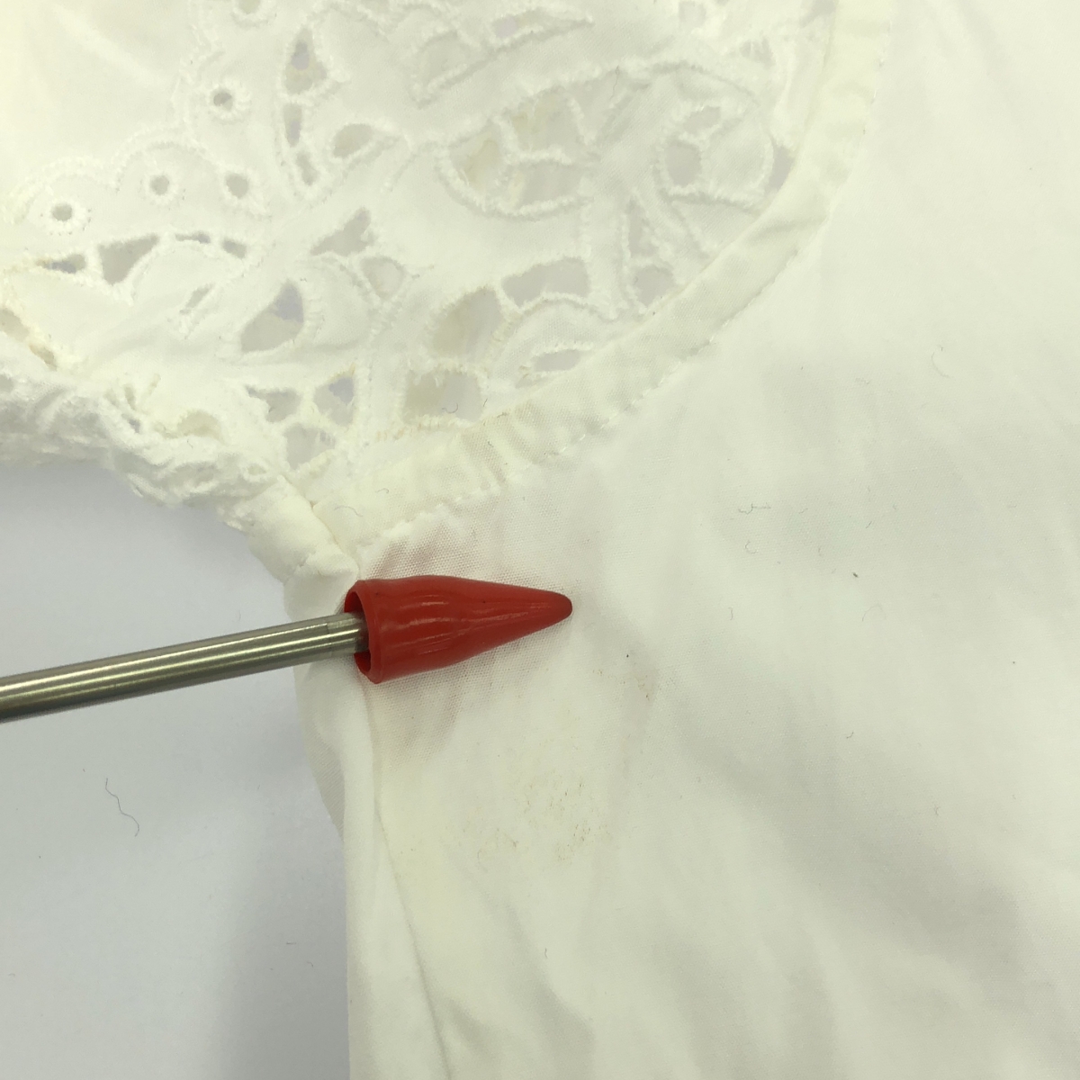 TICCA / ティッカ コットン レース パフスリーブ ワンピース