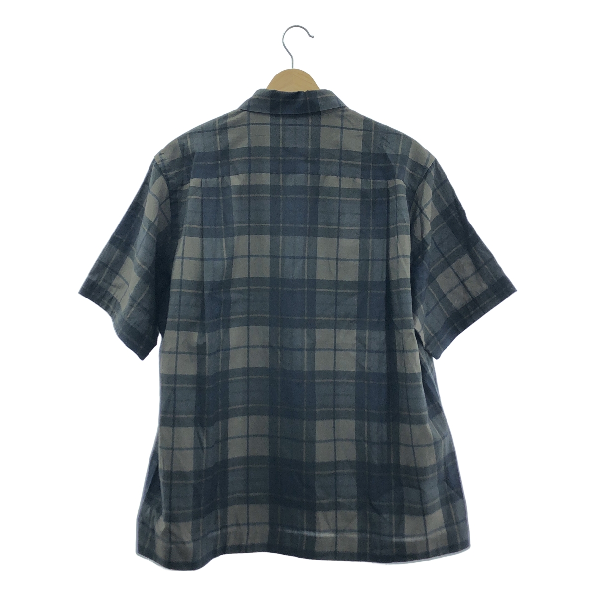 sacai / サカイ Plaid Print Shirt オープンカラー チェックプリント 半袖 シャツ