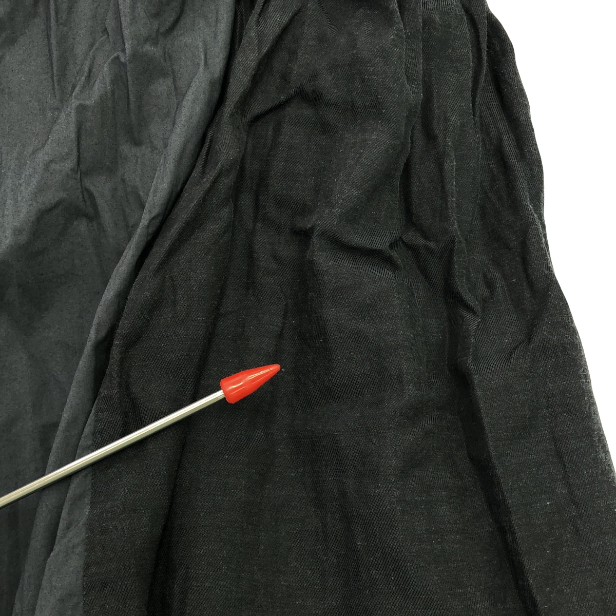 その他 切替 袖レース タック シャツ ワンピース