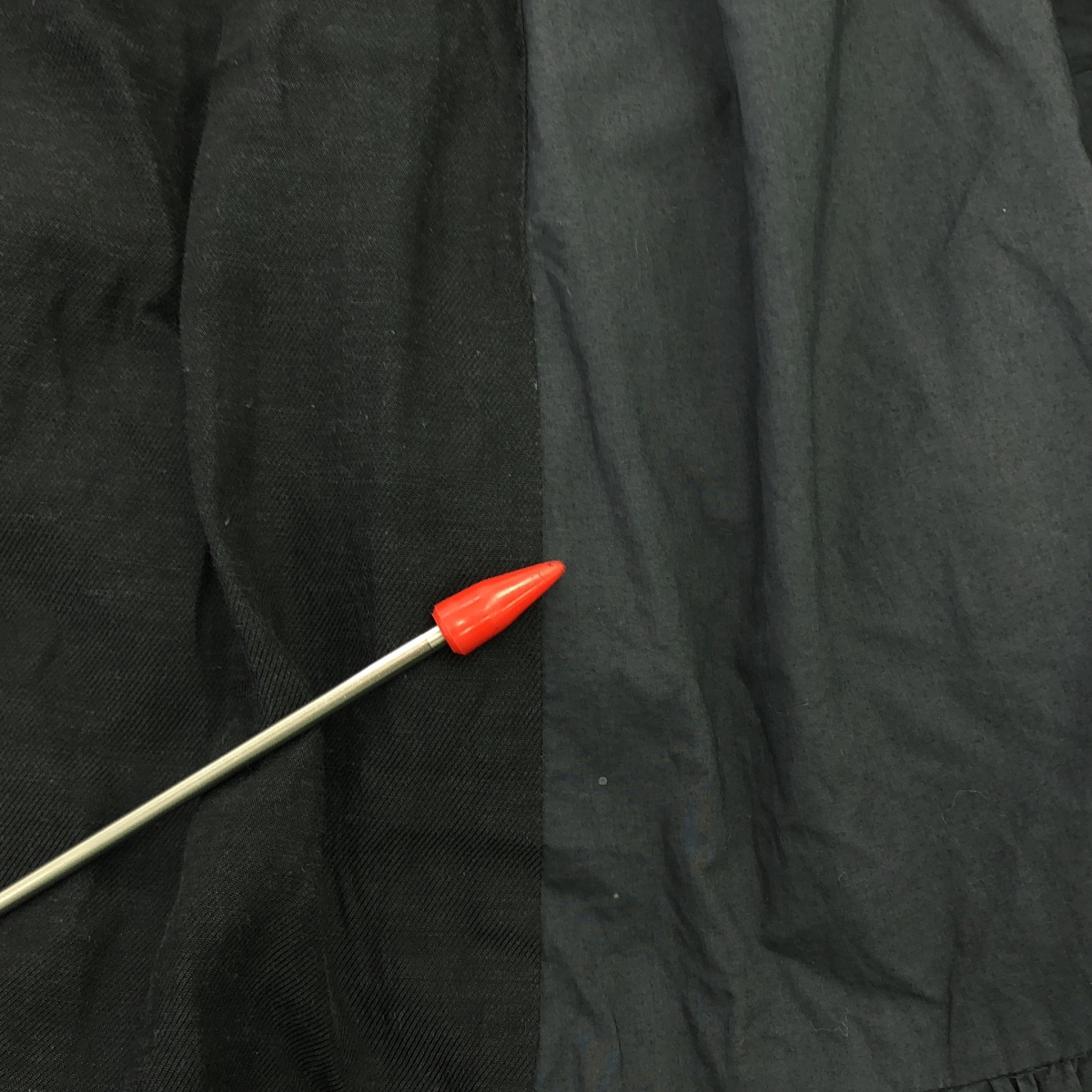 その他 切替 袖レース タック シャツ ワンピース