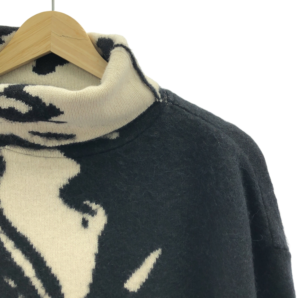 doublet / ダブレット GRAFFITI JACQUARD KNIT PULLOVER グラフィック ジャガード ハイネック ニット