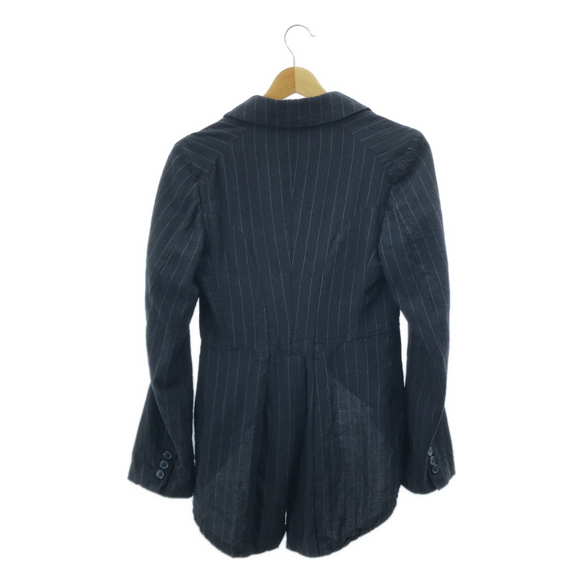 COMME des GARCONS COMME des GARCONS / コムコム ストライプ 燕尾 ウール テーラードジャケット