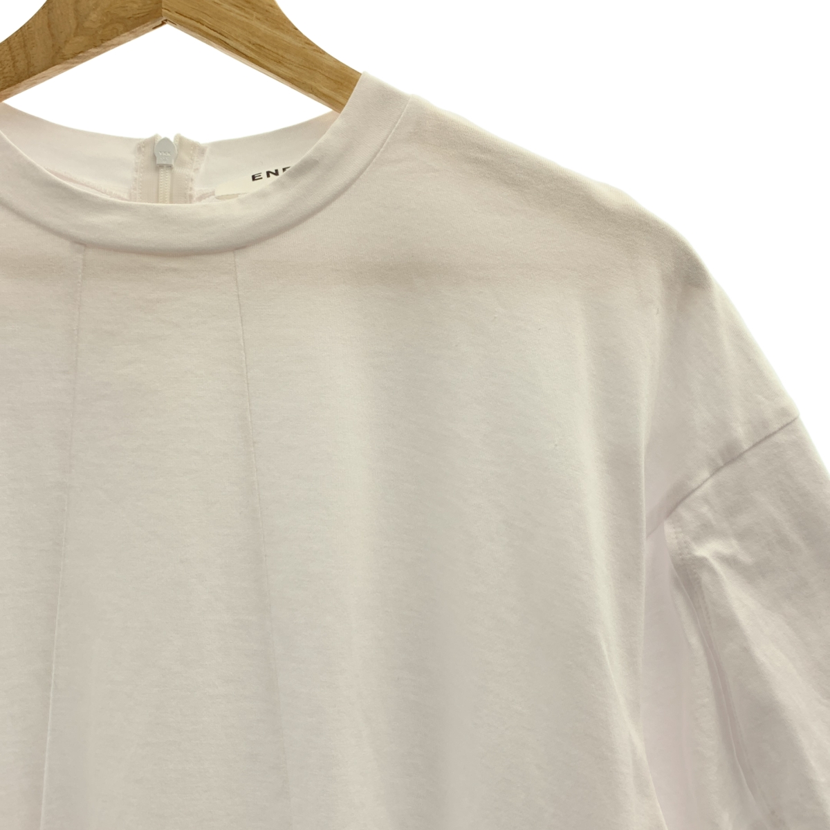 ENFOLD / エンフォルド UPPER-ARM HIDDEN T-SHIRT ダブルスリーブ Aライン カットソー