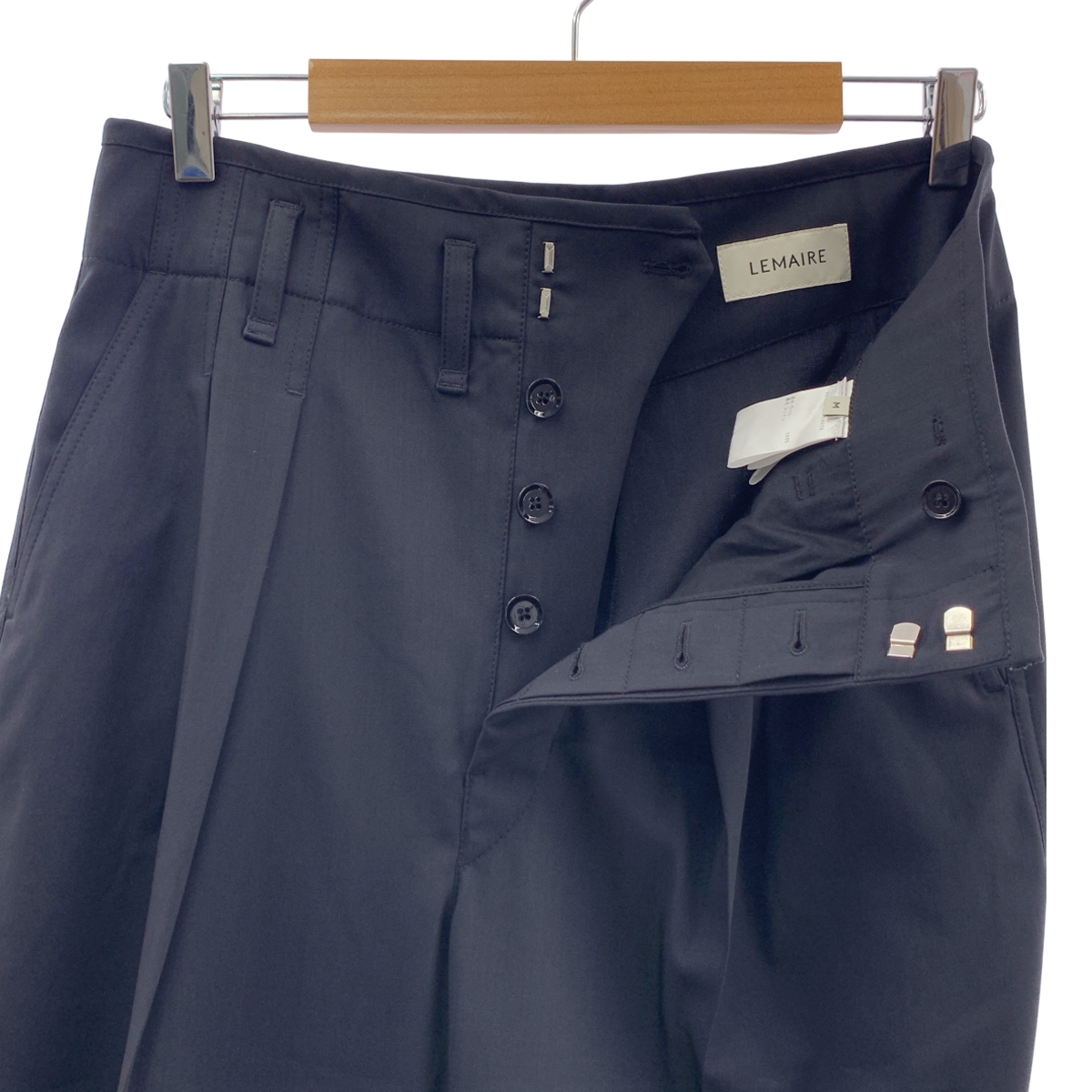 LEMAIRE / ルメール TAILORED PLEATED PANTS / 2 タック テーパード ワイド スラックス パンツ