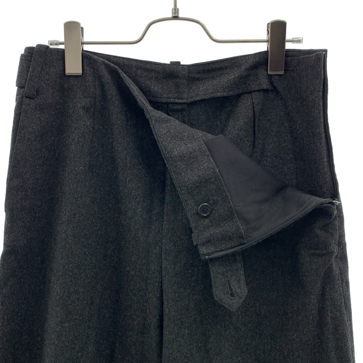 MARGARET HOWELL / マーガレットハウエル × FOX BROTHERS / フォックスブラザーズ サイドジップ ワイドパンツ