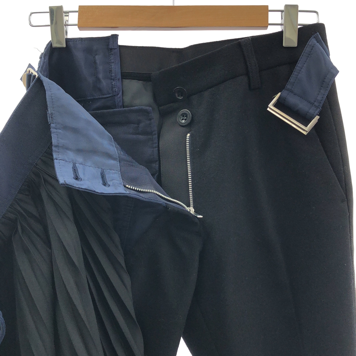 sacai / サカイ スカートドッキング カットオフ スラックス パンツ