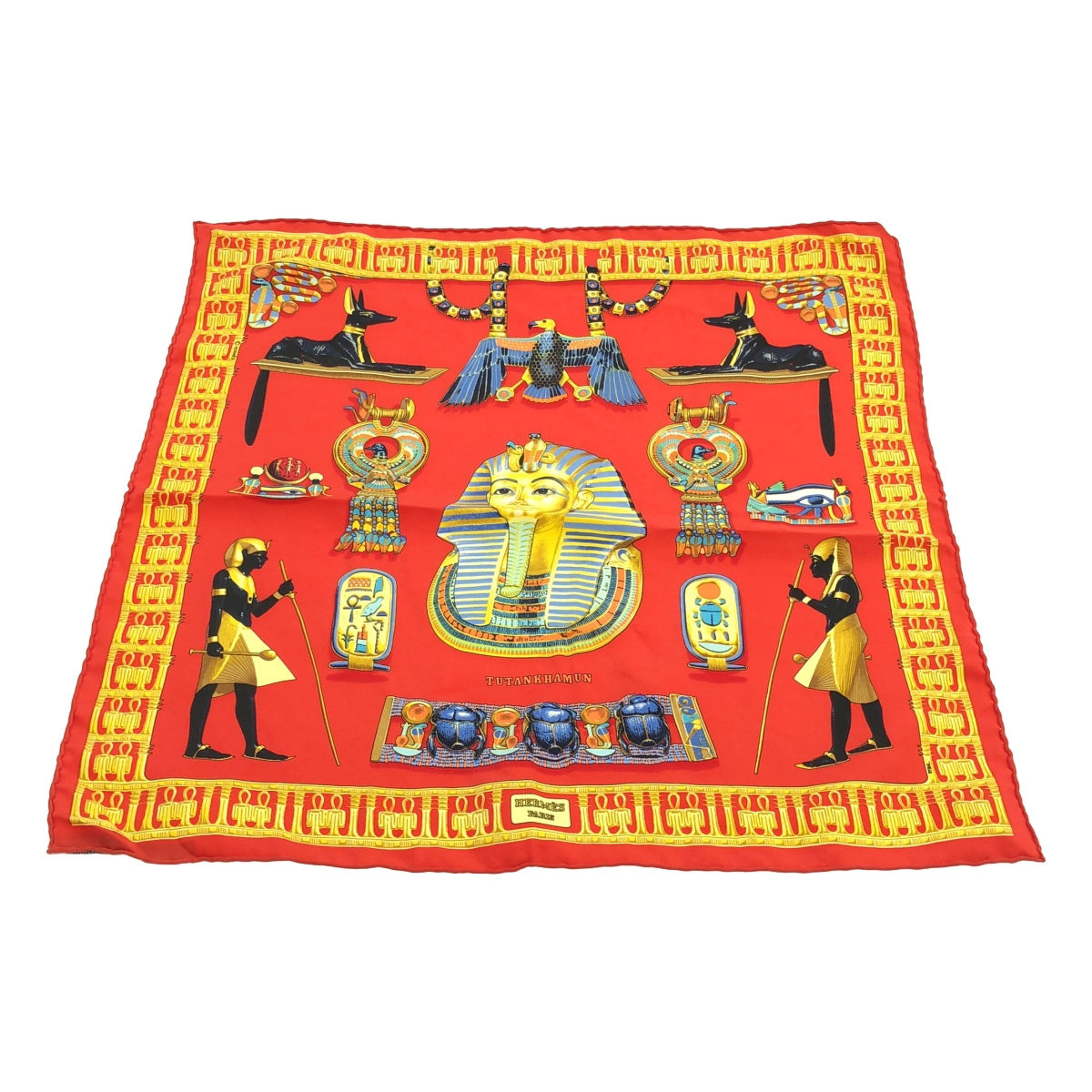 HERMES / エルメス TUTANKHAMUN / カレ ツタンカーメン シルク スカーフ