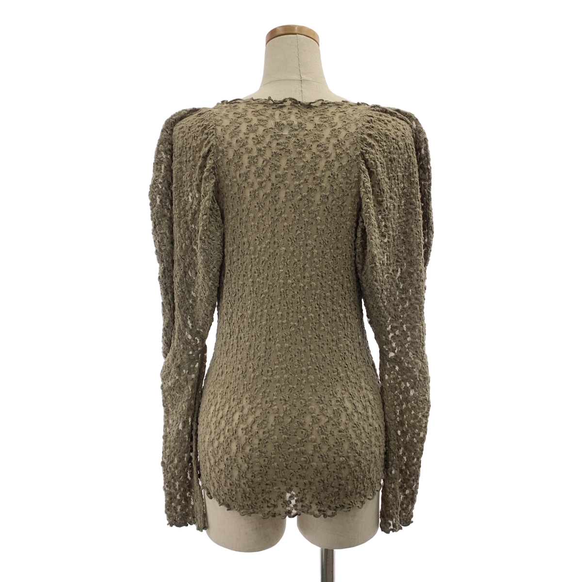 その他 フラワー レース ボリュームスリーブ トップス