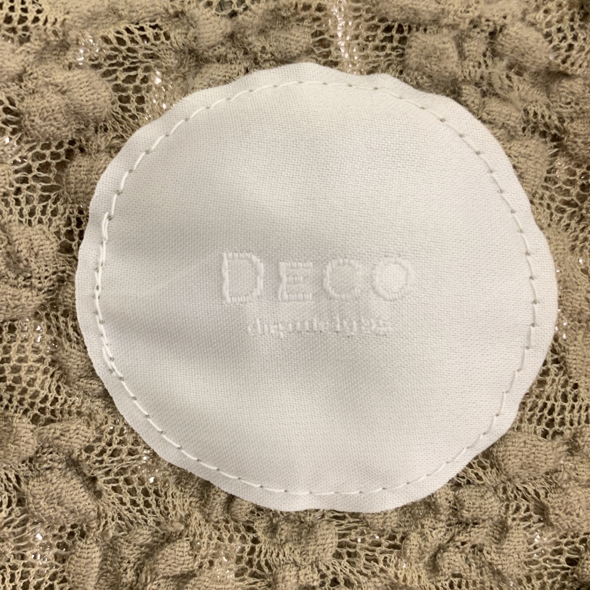 その他 フラワー レース ボリュームスリーブ トップス