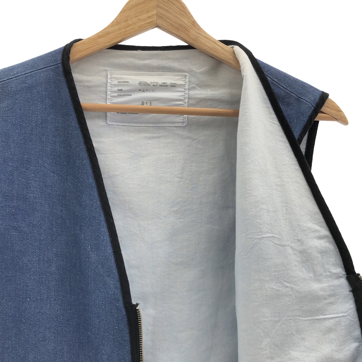 CAMIEL FORTGENS / カミエルフォートへンス ZIP VEST ジップベスト