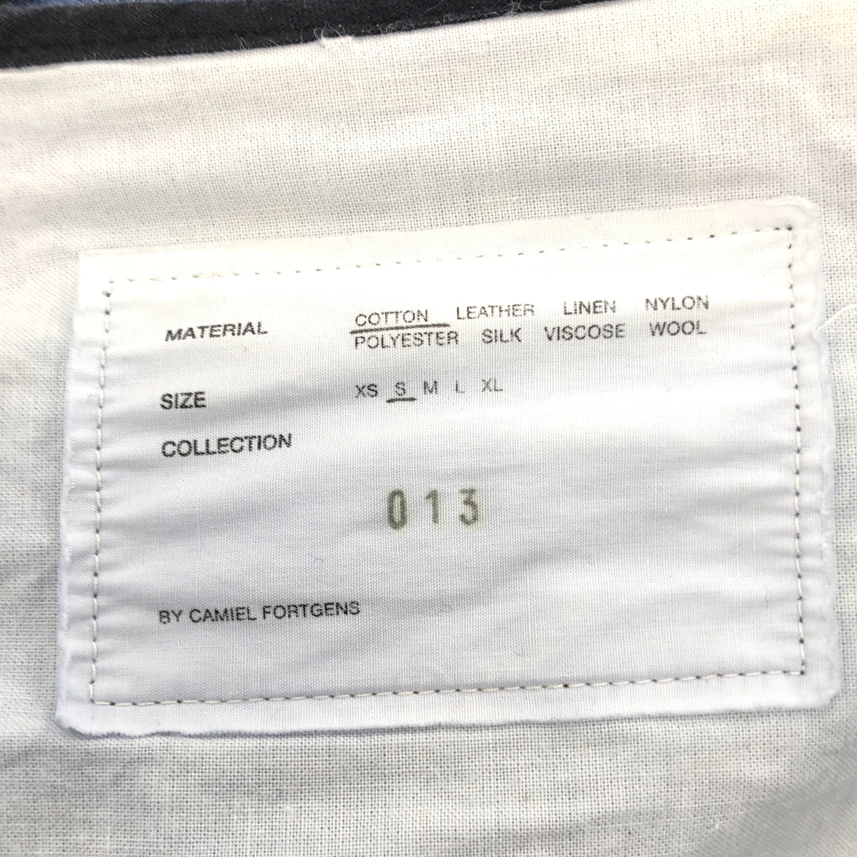 CAMIEL FORTGENS / カミエルフォートへンス ZIP VEST ジップベスト