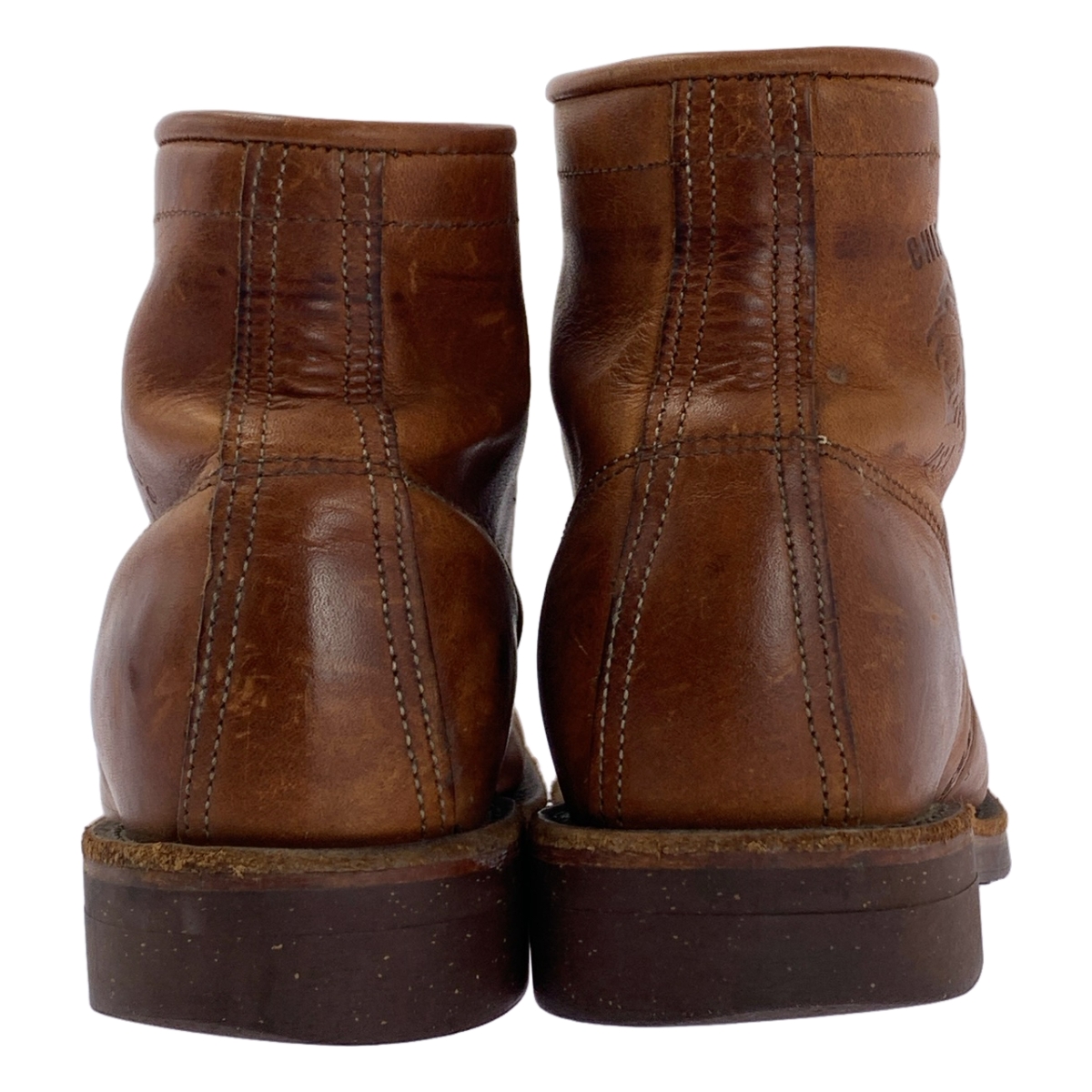 CHIPPEWA / チペワ プレーントゥ レースアップ レザー ブーツ