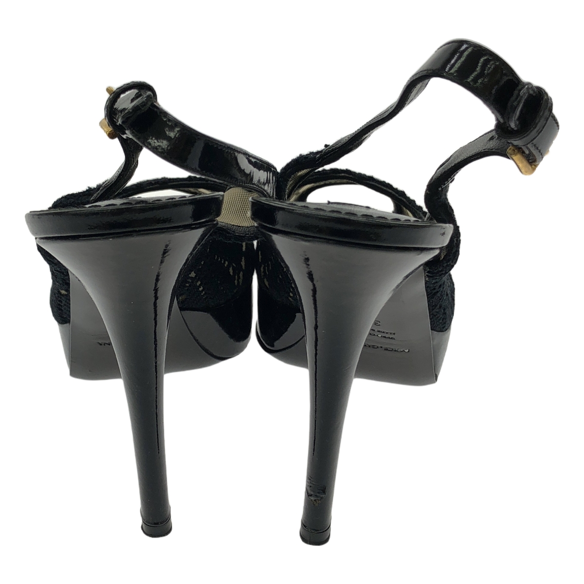 DOLCE＆GABBANA / ドルチェ＆ガッバーナドルガバ レース厚底サンダル