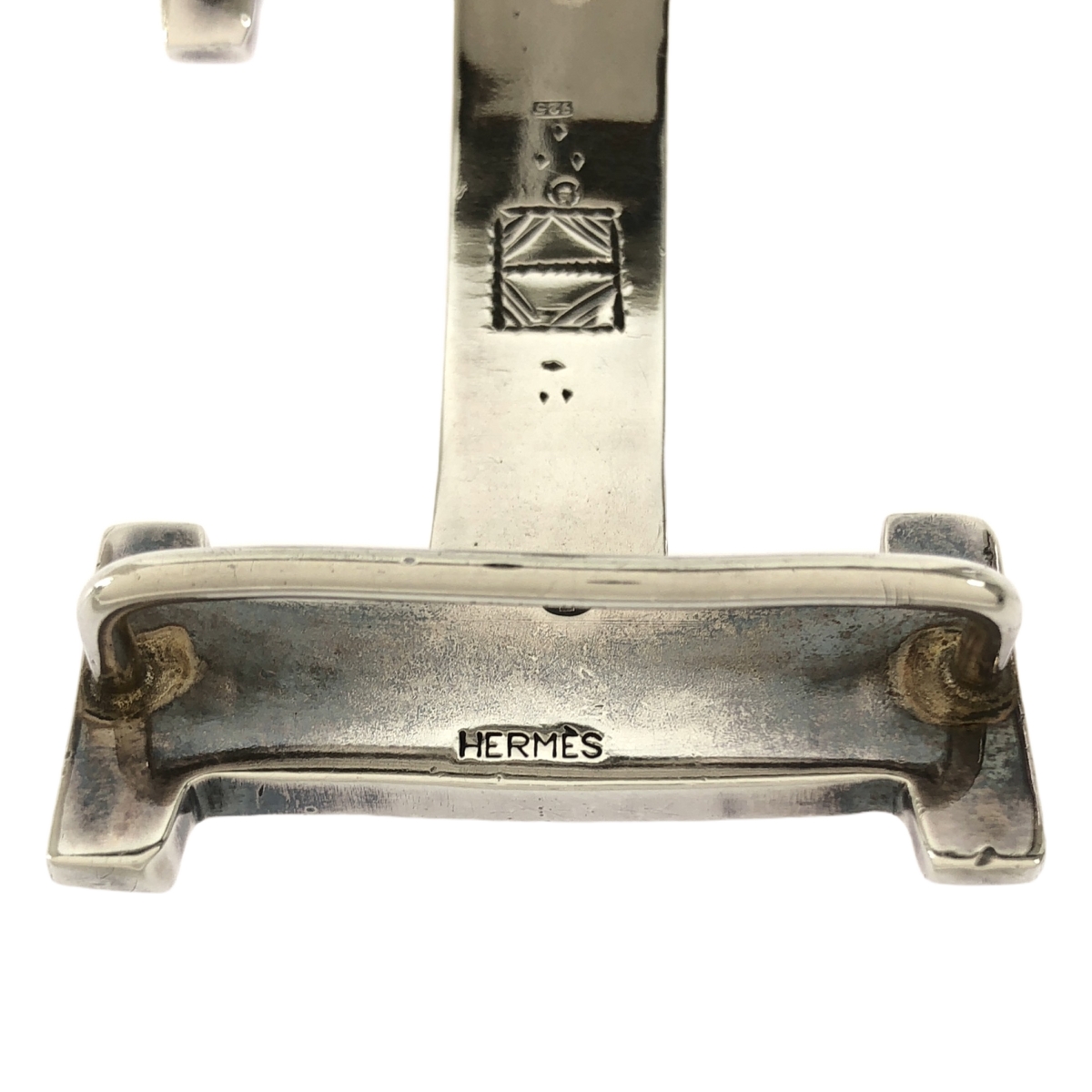 HERMES / エルメス H トゥアレグ シルバー925 ハンドエングレービング ベルトバックル