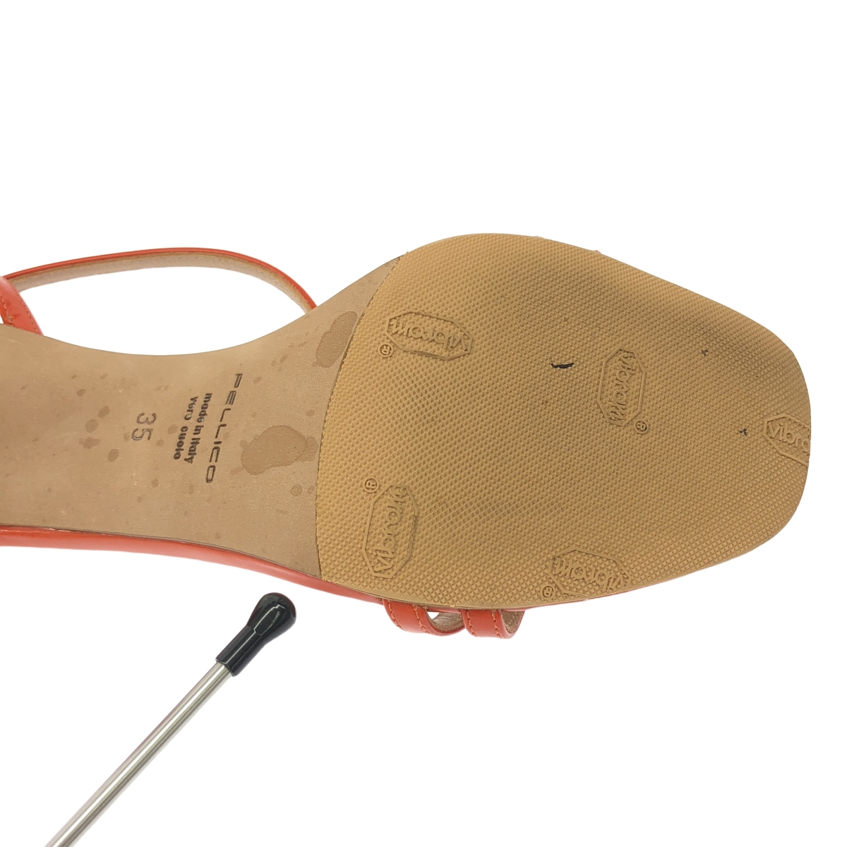 PELLICO / ペリーコ パテントレザー ストラップ ヒール パンプス サンダル