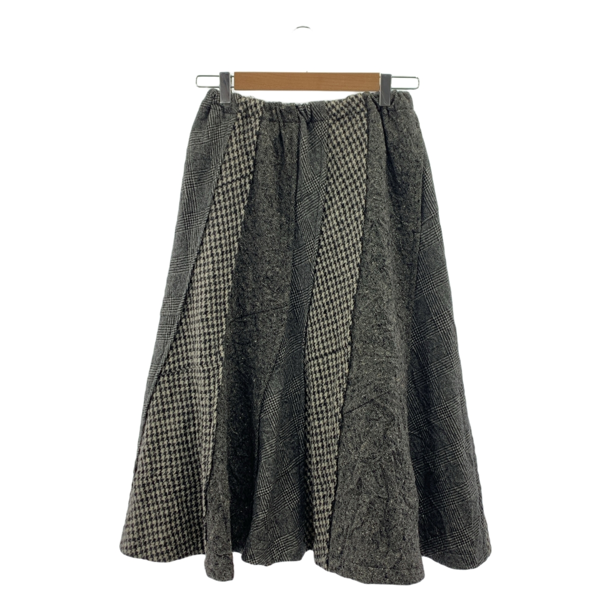 tricot COMME des GARCONS / トリココムデギャルソン ウール ツイード パッチワーク スカート