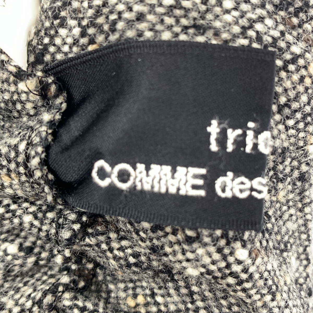 tricot COMME des GARCONS / トリココムデギャルソン ウール ツイード パッチワーク スカート