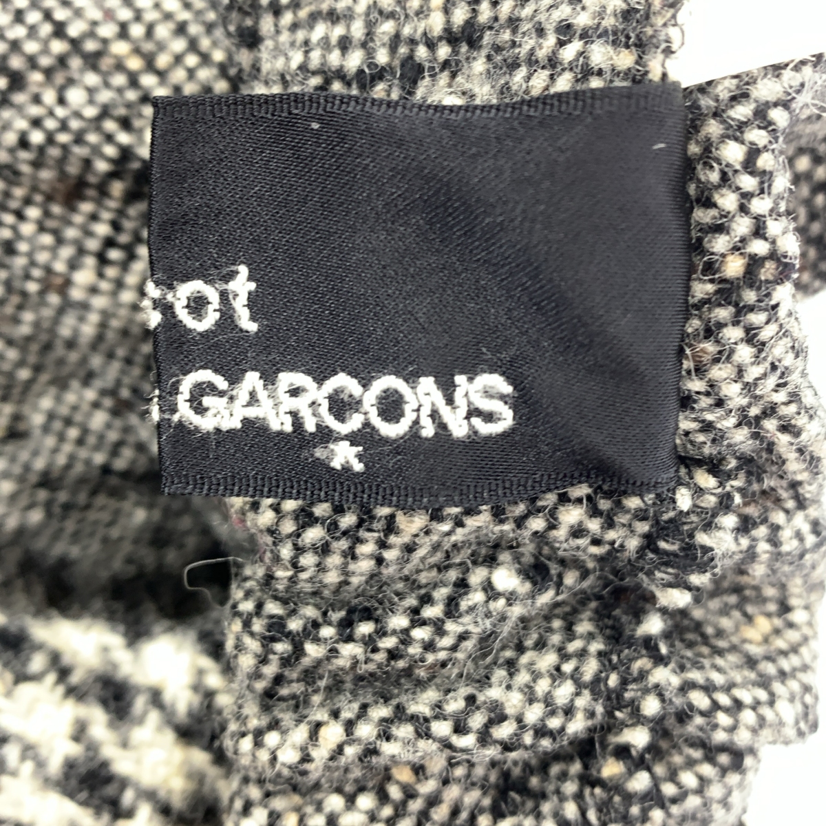 tricot COMME des GARCONS / トリココムデギャルソン ウール ツイード パッチワーク スカート
