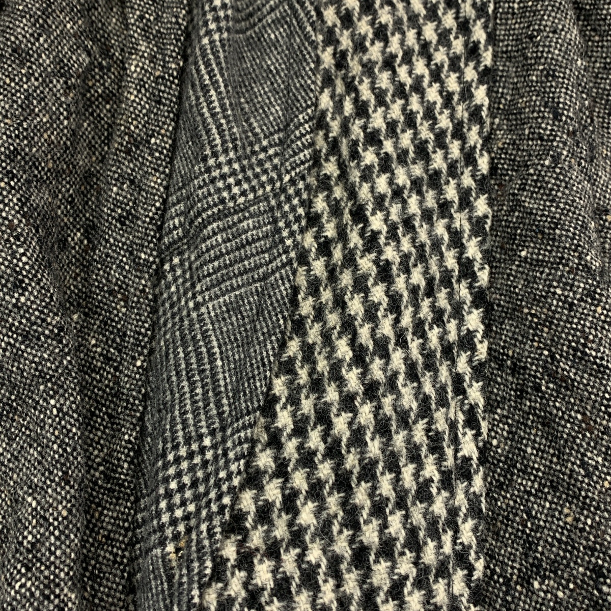 tricot COMME des GARCONS / トリココムデギャルソン ウール ツイード パッチワーク スカート