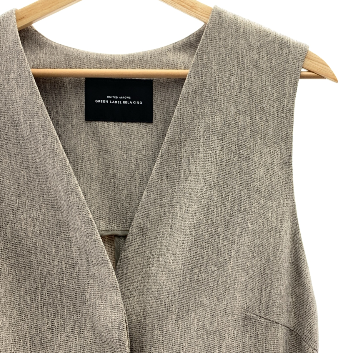 その他 ミックス ツイード ロング ベスト