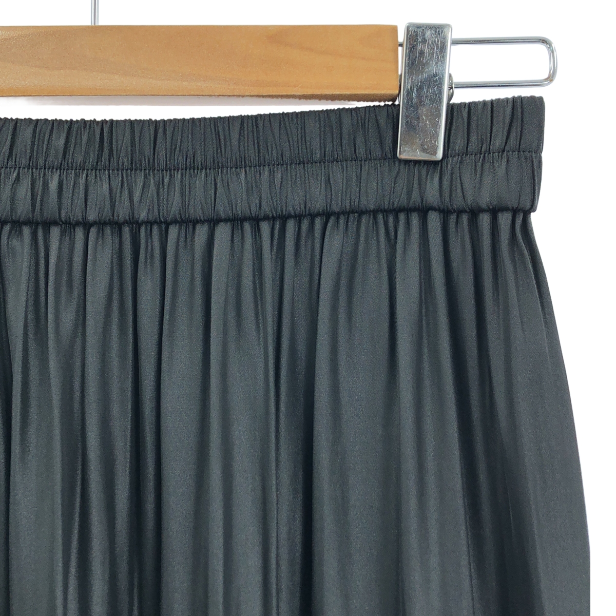 theory / セオリー CRUSH SATIN/TIERED SK プリーツ イージースカート