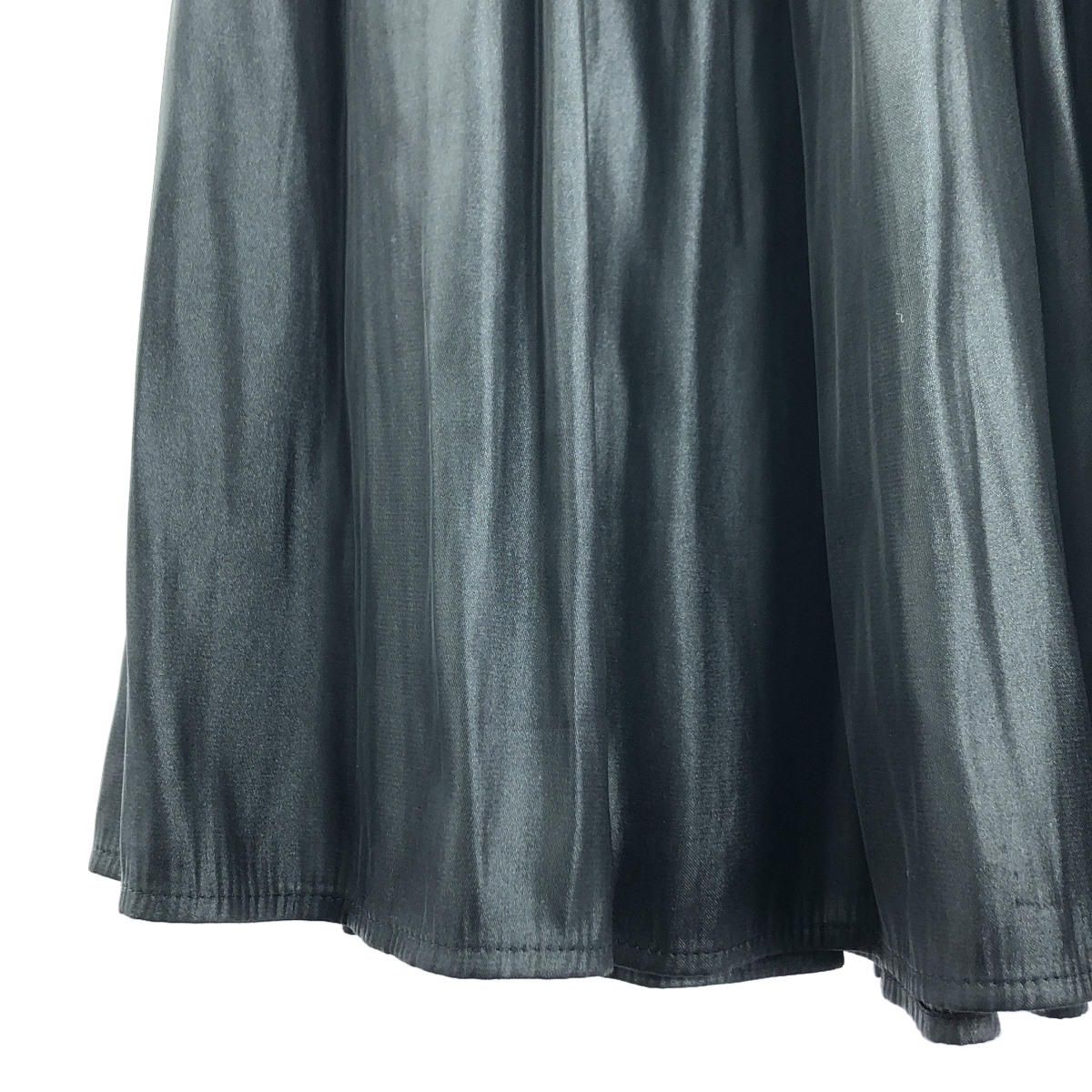 theory / セオリー CRUSH SATIN/TIERED SK プリーツ イージースカート