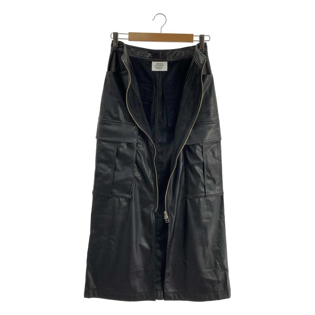 その他 Faux Leather Cargo Skirt フェイクレザースカート