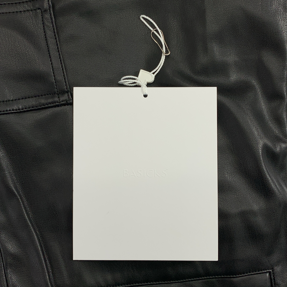 その他 Faux Leather Cargo Skirt フェイクレザースカート