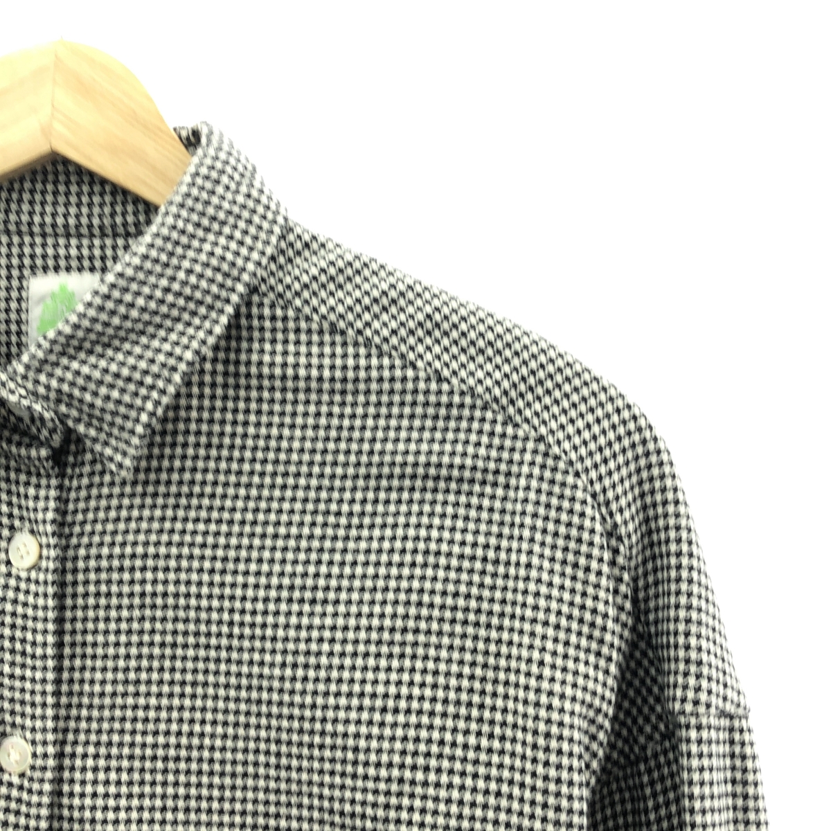 finamore / フィナモレ コットン 千鳥格子 シャツ