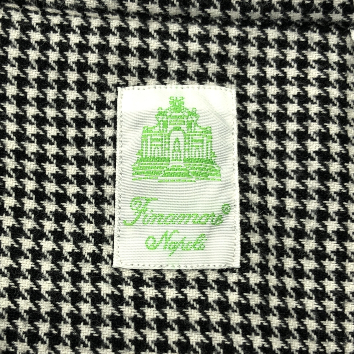 finamore / フィナモレ コットン 千鳥格子 シャツ