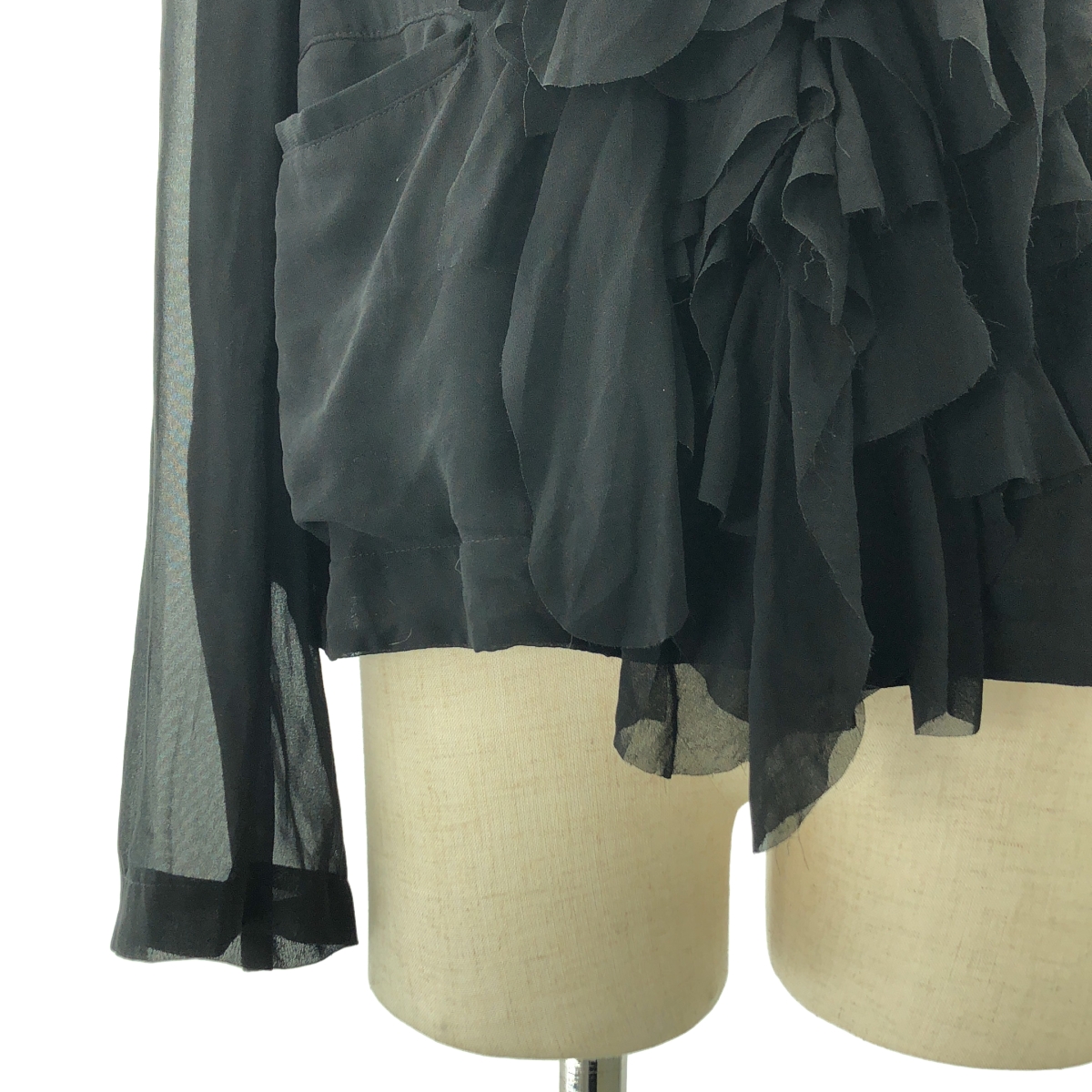 COMME des GARCONS COMME des GARCONS / コムコム シアー フリル レイヤード ジャケット