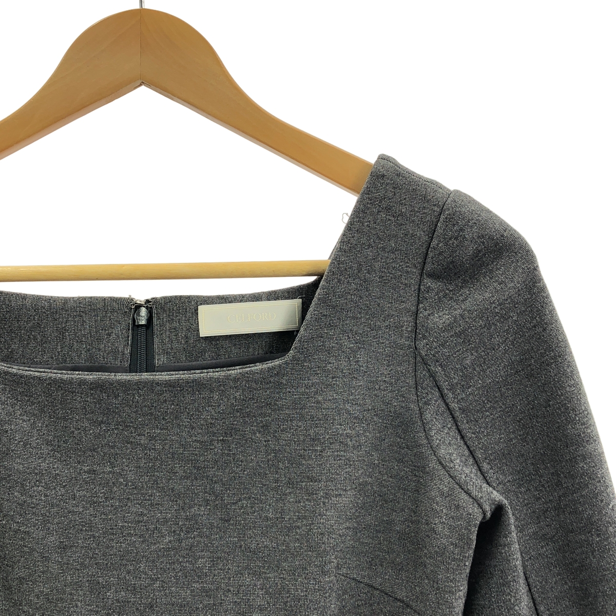 CELFORD / セルフォード スクエアネック プルオーバーワンピース