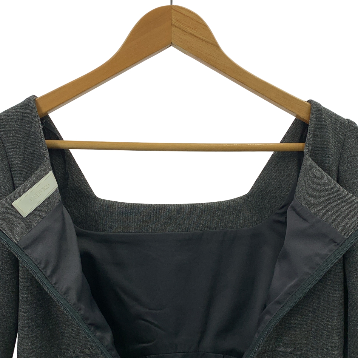 CELFORD / セルフォード スクエアネック プルオーバーワンピース