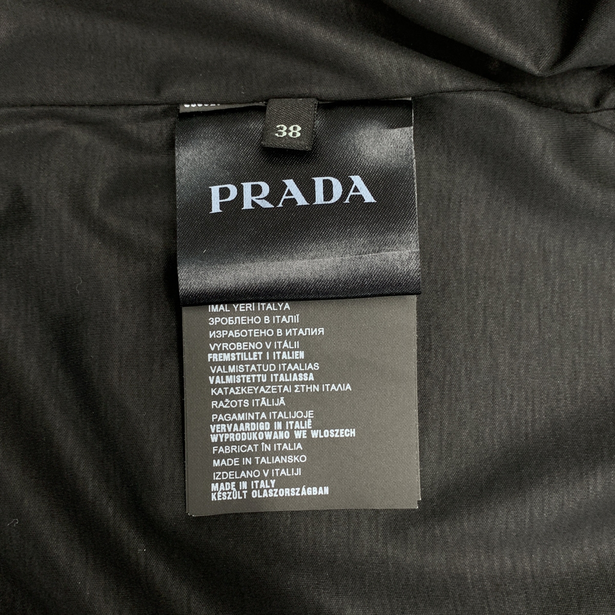 PRADA SPORT / プラダスポーツ logo nylon rayon zip hoodieナイロン レーヨン ジップ パーカー