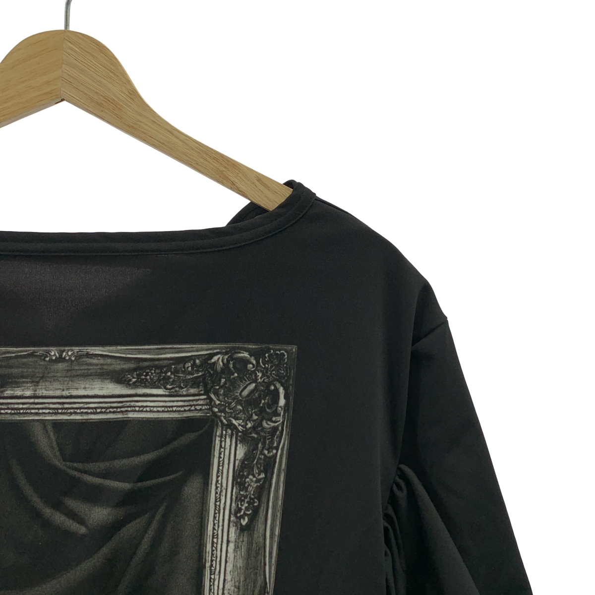 JUNYA WATANABE COMME des GARCONS / ジュンヤワタナベ グラフィックプリント フリルスリーブ Tシャツ