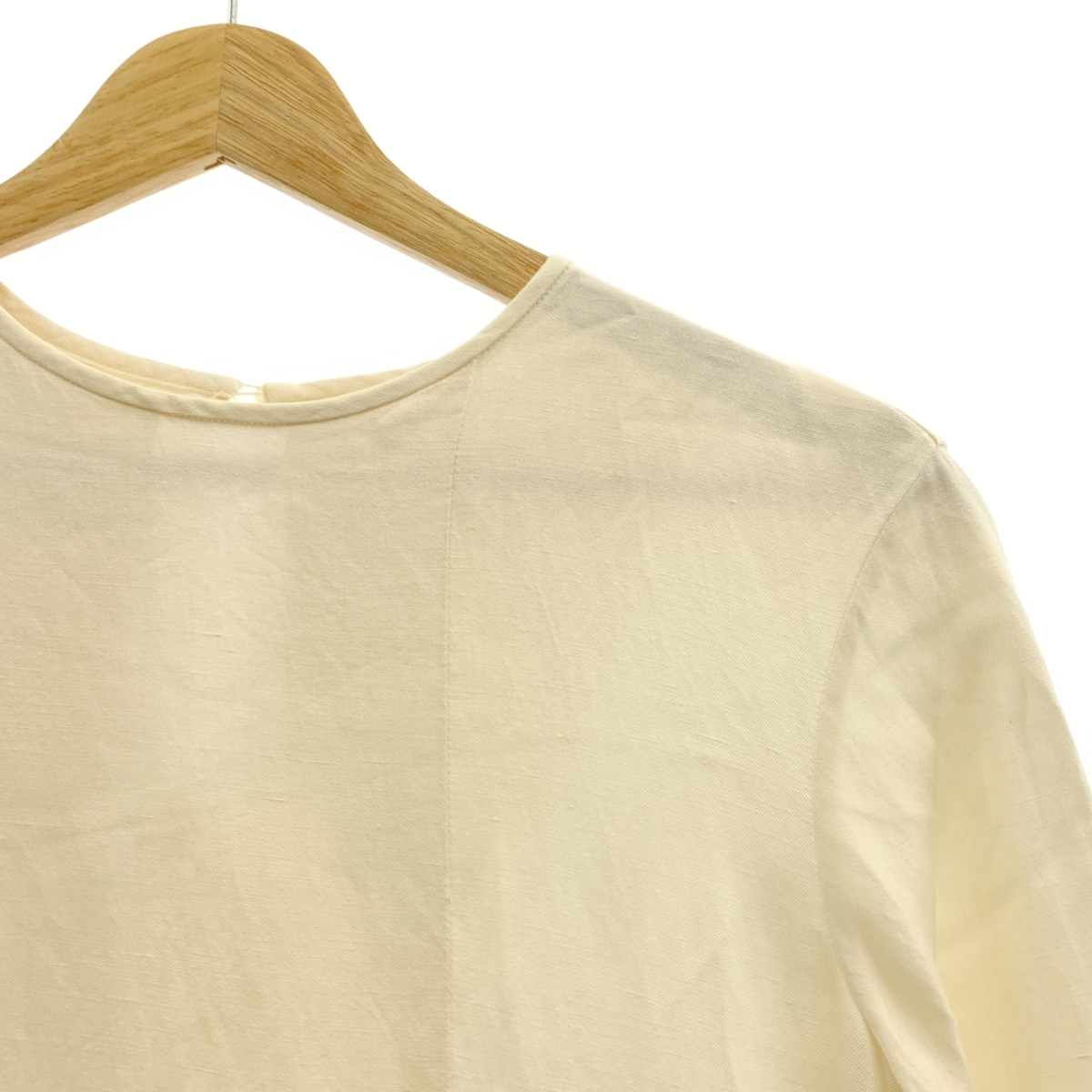 FUMIKA UCHIDA / フミカウチダ シルク リネン タック ワンピース