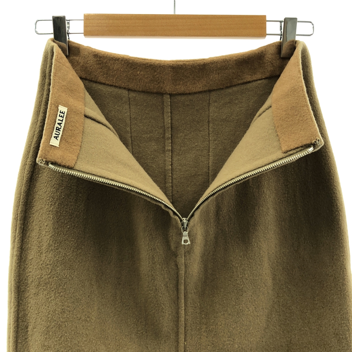 AURALEE / オーラリー BEAVER MELTON HAND SEWN SKIRT ウール ビーバーメルトン ハンドソーン スカート