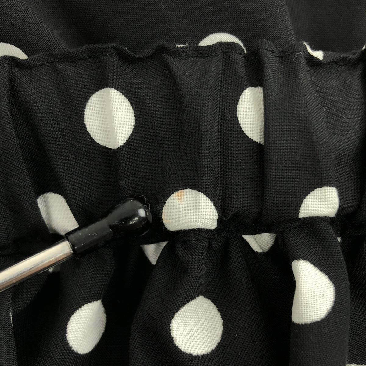 COMME des GARCONS COMME des GARCONS / コムコム ポリエステル ドット 変形 フリル装飾 ドローストリング ボリューム スカート