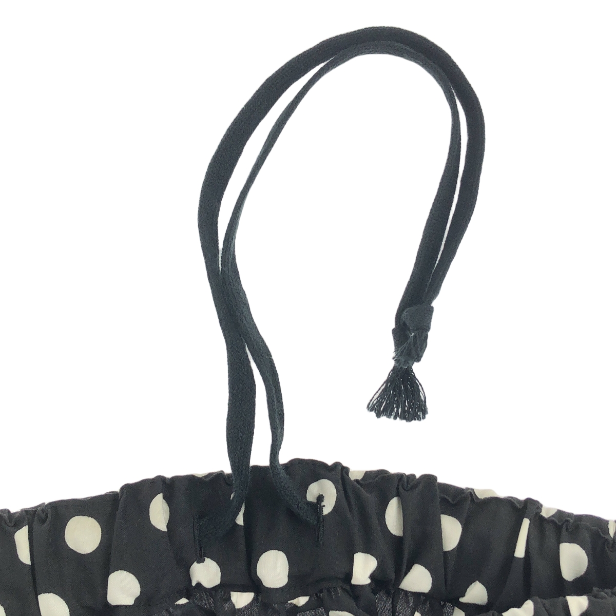 COMME des GARCONS COMME des GARCONS / コムコム ポリエステル ドット 変形 フリル装飾 ドローストリング ボリューム スカート