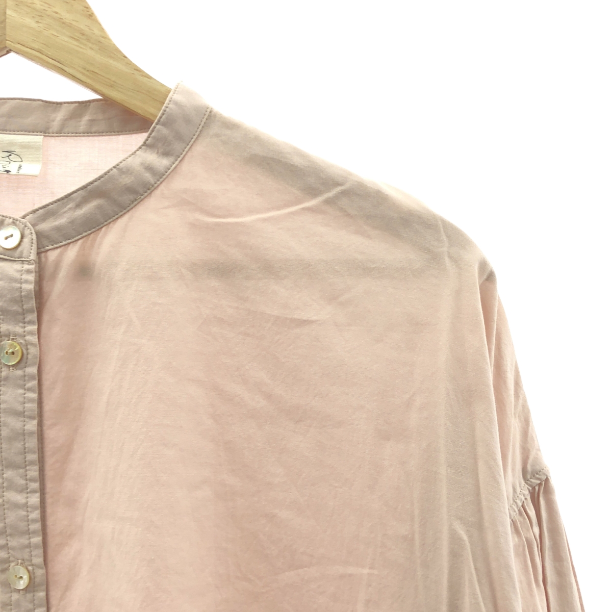 その他 バンドカラー シャツ