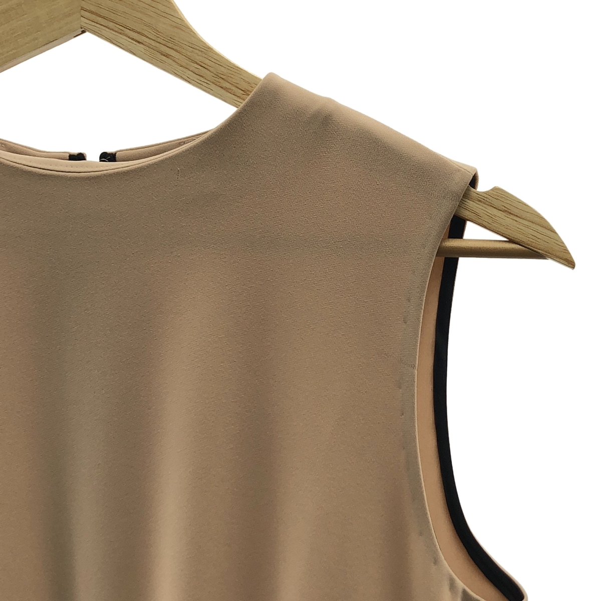 YOKO CHAN / ヨーコチャン 2トーンカラー ノースリーブ ワンピース