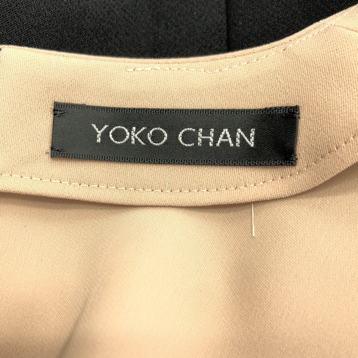 YOKO CHAN / ヨーコチャン 2トーンカラー ノースリーブ ワンピース