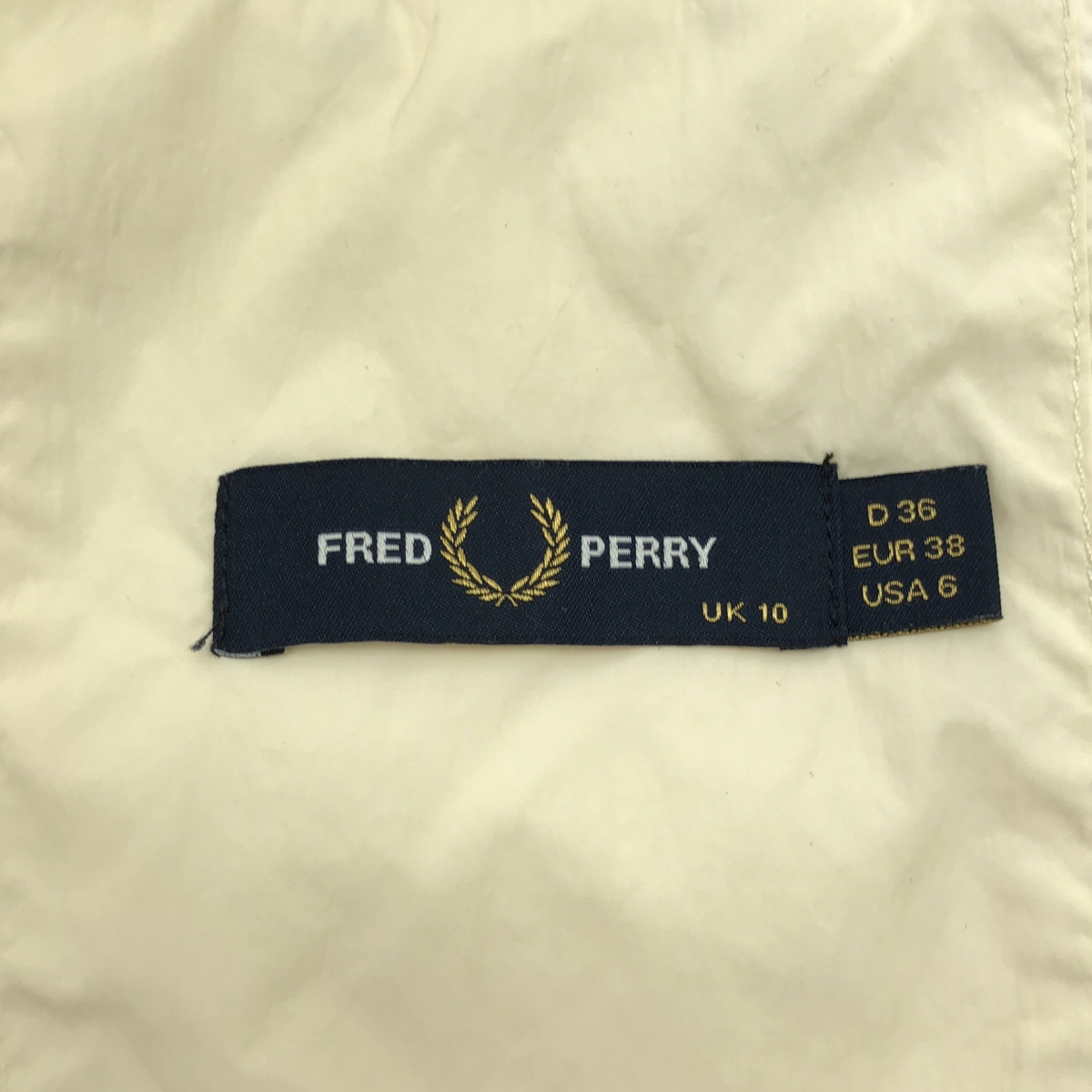 FRED PERRY / フレッドペリー ロゴ キルティング ジャケット ブルゾン / 総裏地